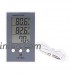 LCD Digital Temperature Hygrometer  LAFEINA Electronic Humidity Sensor Thermometer  Indoor/Outdoor Temperature Humidity Measurer - B073XLPGBG